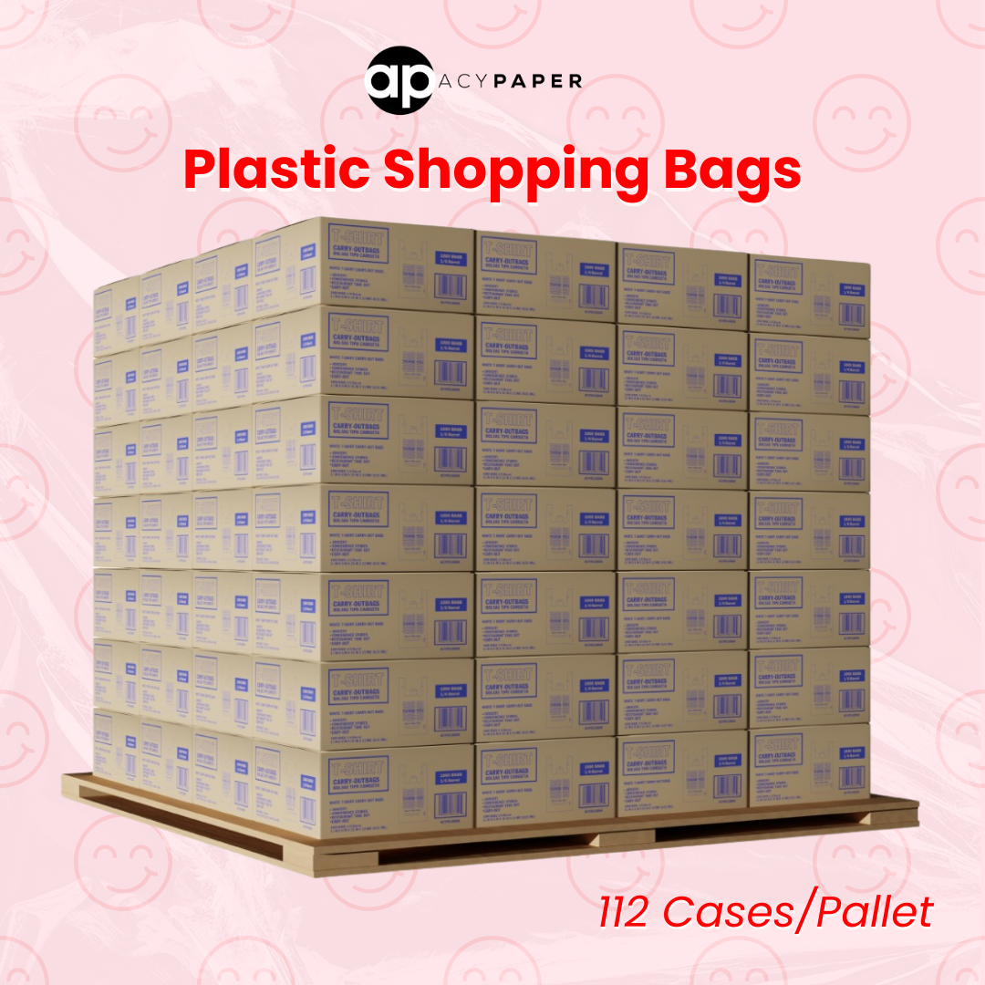 1/6 Barrel Thank you -Plastic Shopping Bag - Wholesale